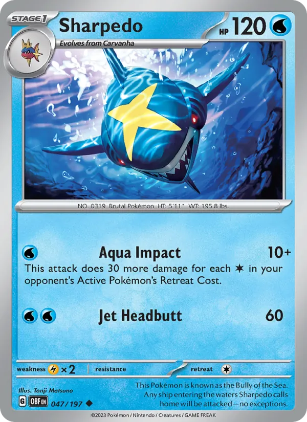 Sharpedo #047/197
