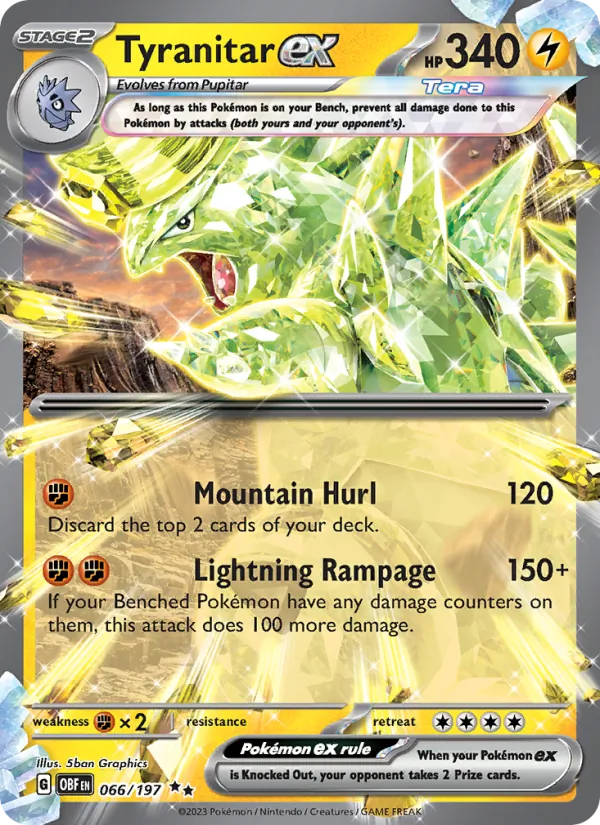 Tyranitar ex #066/197