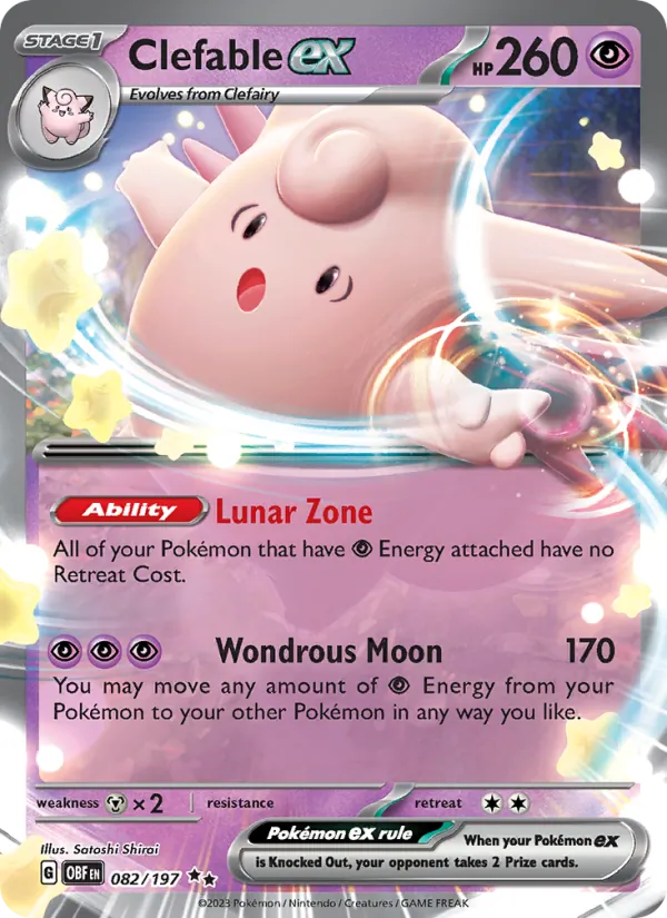 Clefable ex #082/197