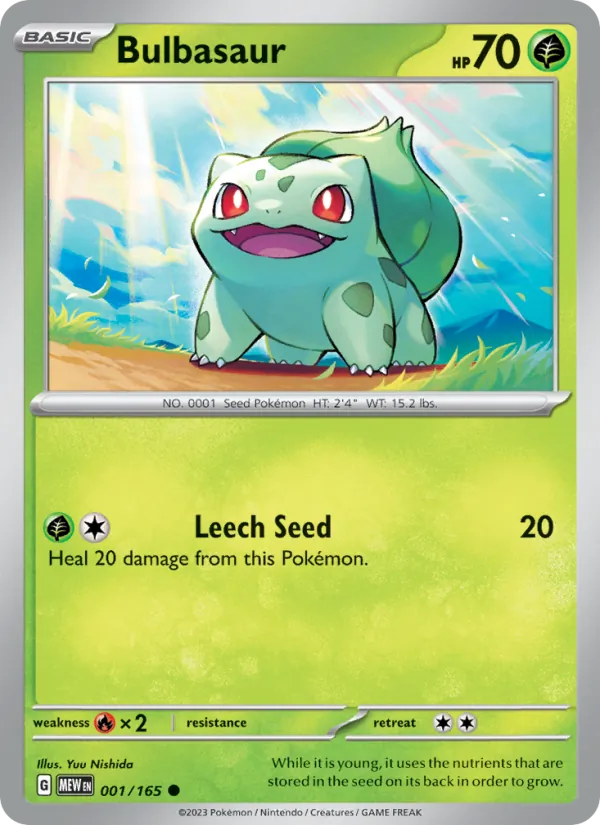 Bulbasaur #001/165