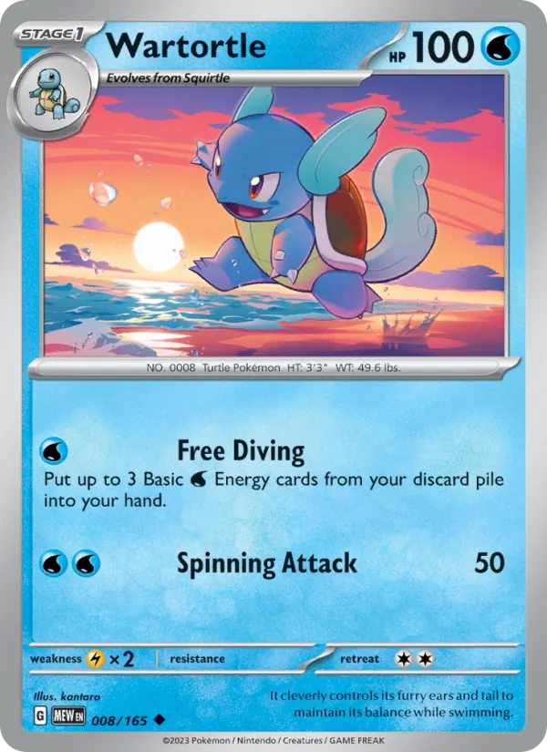 Wartortle #008/165