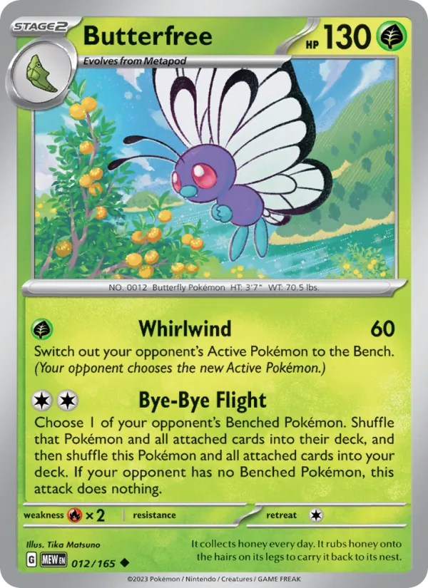 Butterfree #012/165