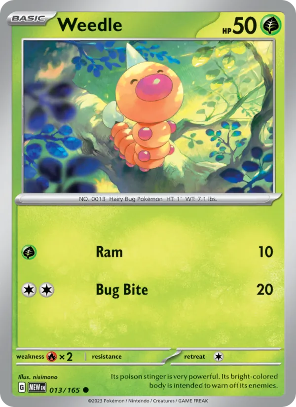 Weedle #013/165