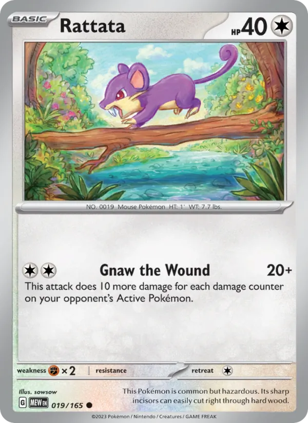 Rattata #019/165