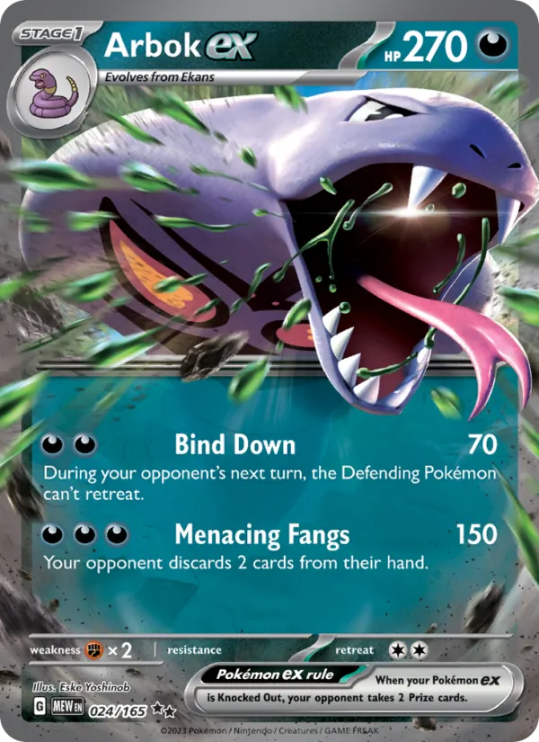 Arbok ex #024/165