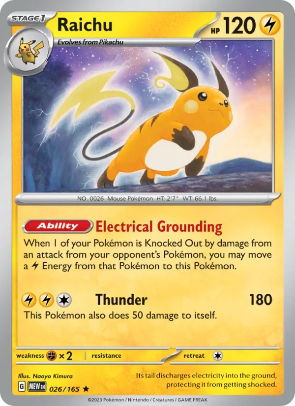 Raichu #026/165