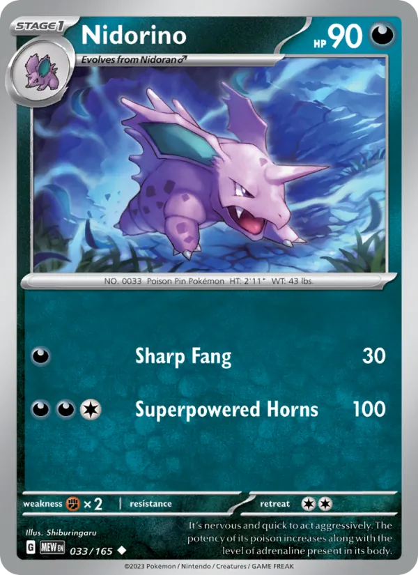 Nidorino #033/165