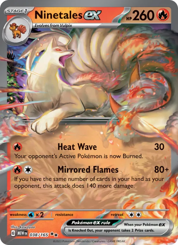 Ninetales ex #038/165