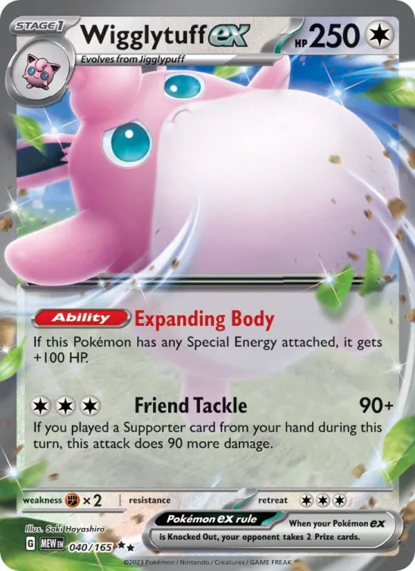 Wigglytuff ex #040/165