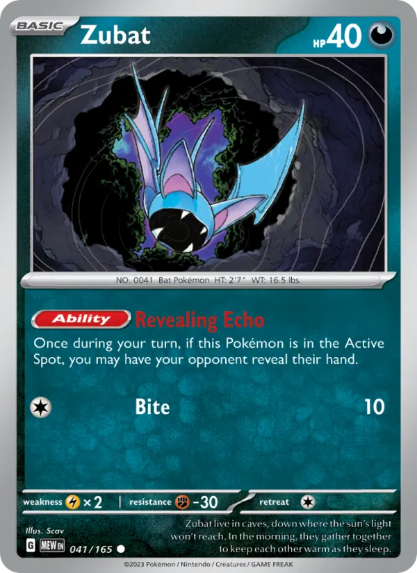 Zubat #041/165