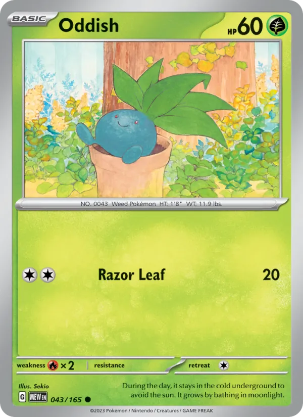 Oddish #043/165