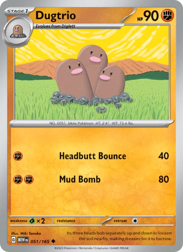 Dugtrio #051/165