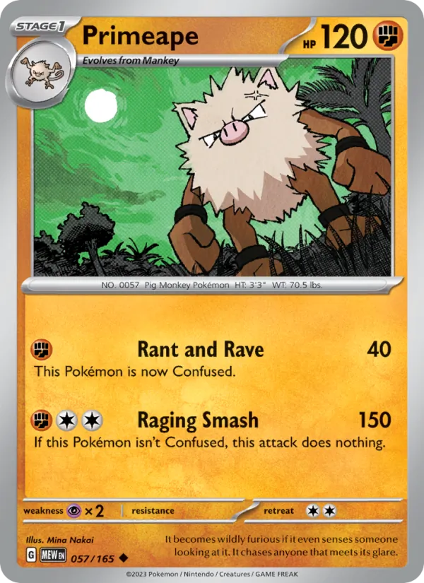 Primeape #057/165
