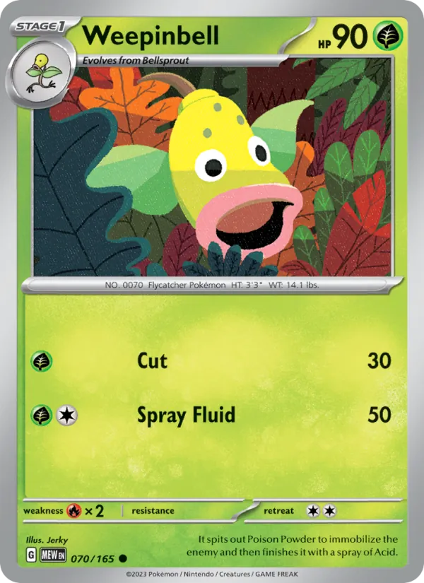 Weepinbell #070/165