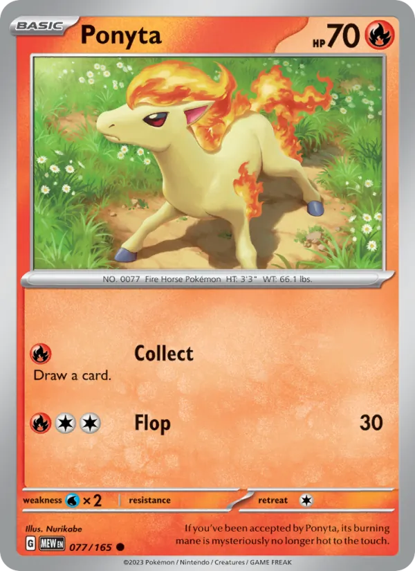 Ponyta #077/165