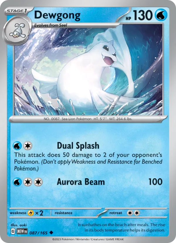 Dewgong #087/165