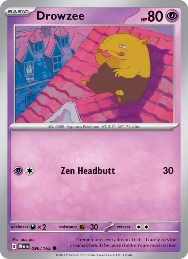 Drowzee #096/165