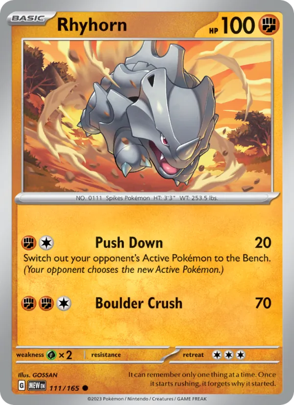Rhyhorn #111/165