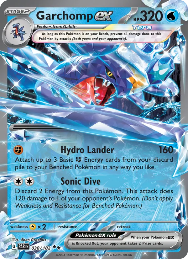 Garchomp ex #038/182