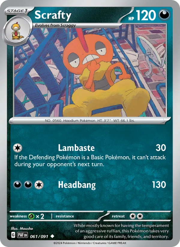 Scrafty #061/91