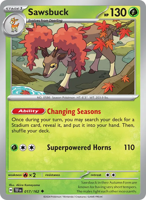 Sawsbuck #017/162