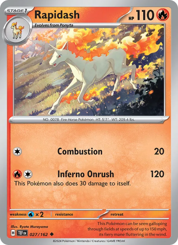 Rapidash #027/162