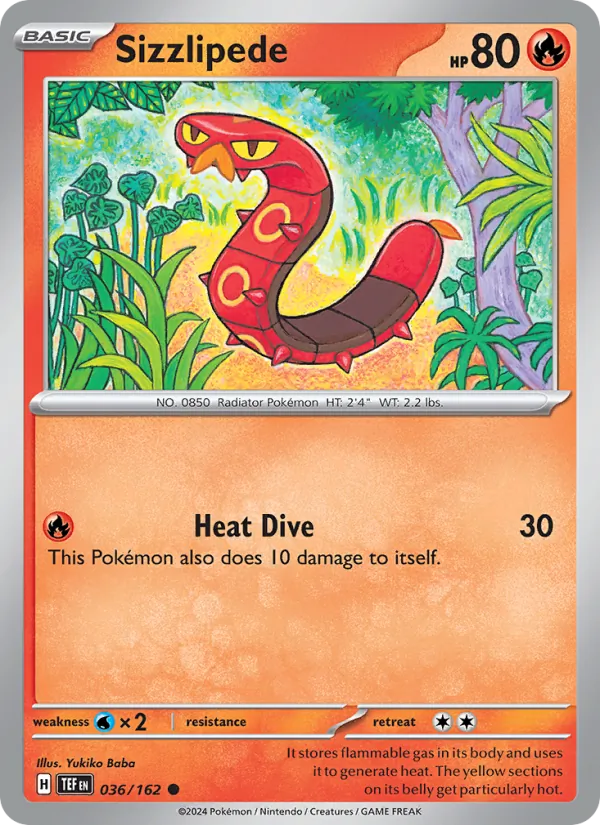 Sizzlipede #036/162