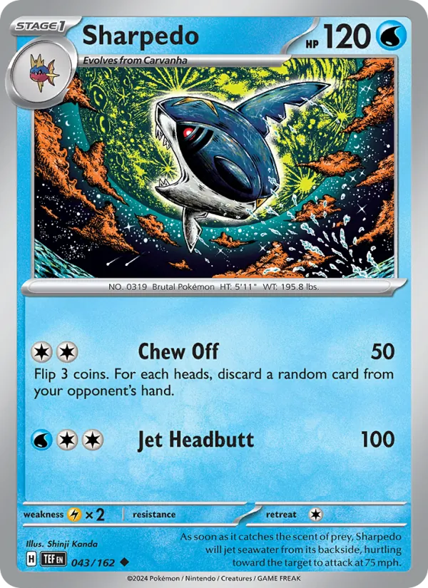 Sharpedo #043/162