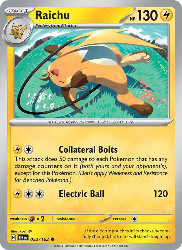 Raichu #052/162