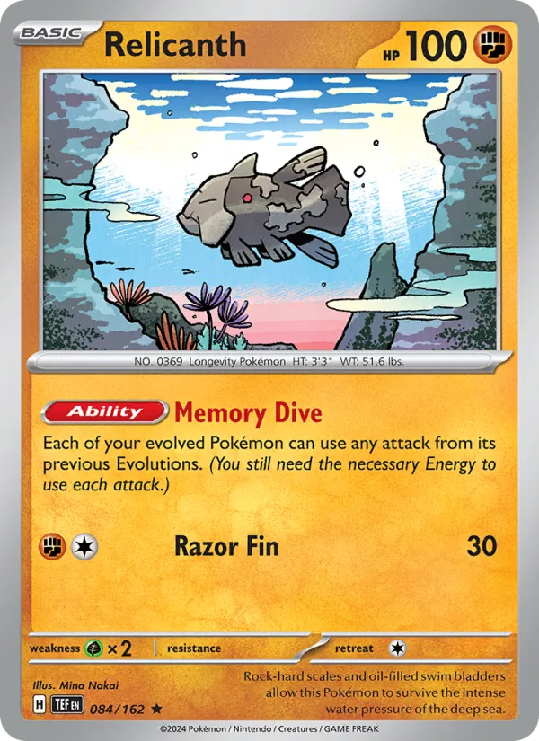 Relicanth #084/162