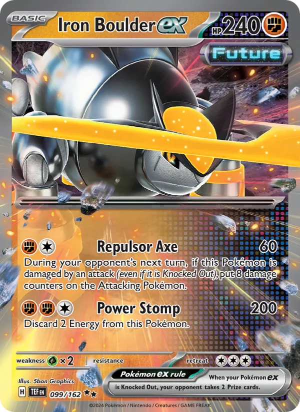 Iron Boulder ex #099/162