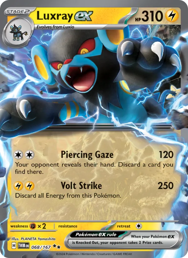 Luxray ex #068/167