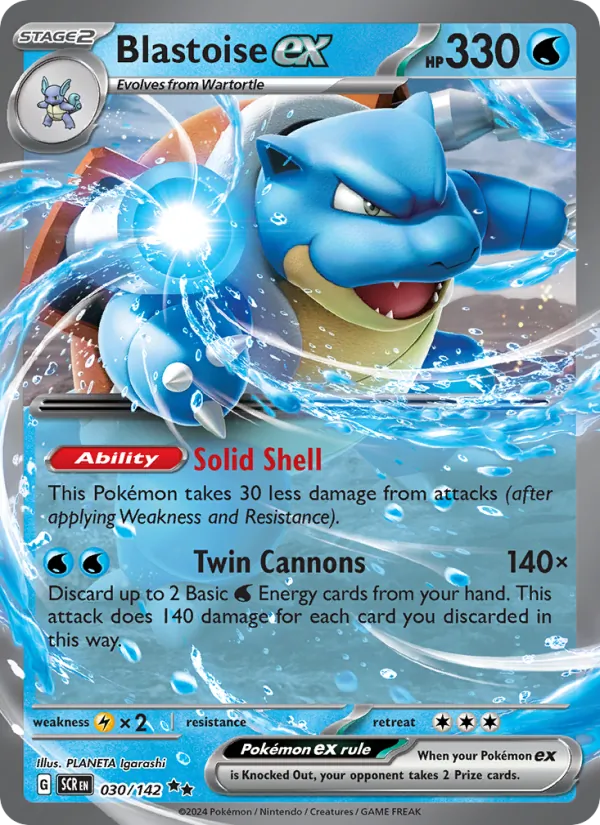 Blastoise ex #030/142