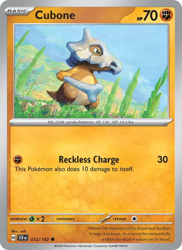 Cubone #072/142