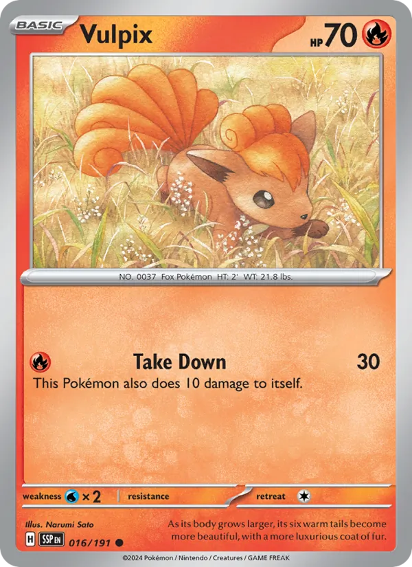 Vulpix #016/191