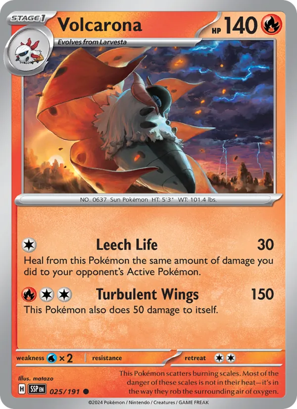 Volcarona #025/191