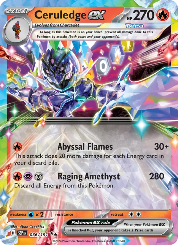 Ceruledge ex #036/191