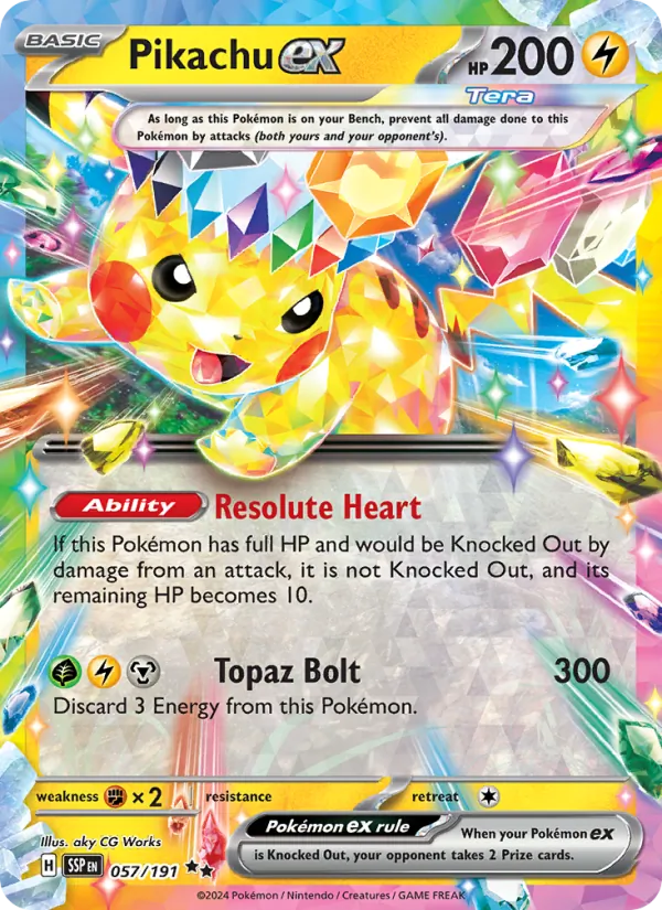 Pikachu ex #057/191