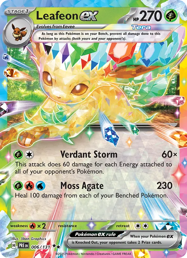 Leafeon ex #006/131