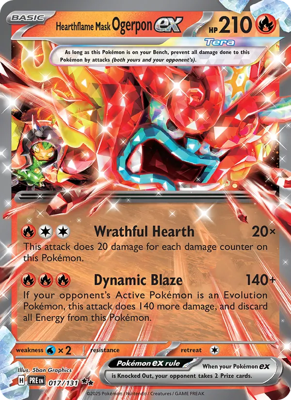 Hearthflame Mask Ogerpon ex #017/131