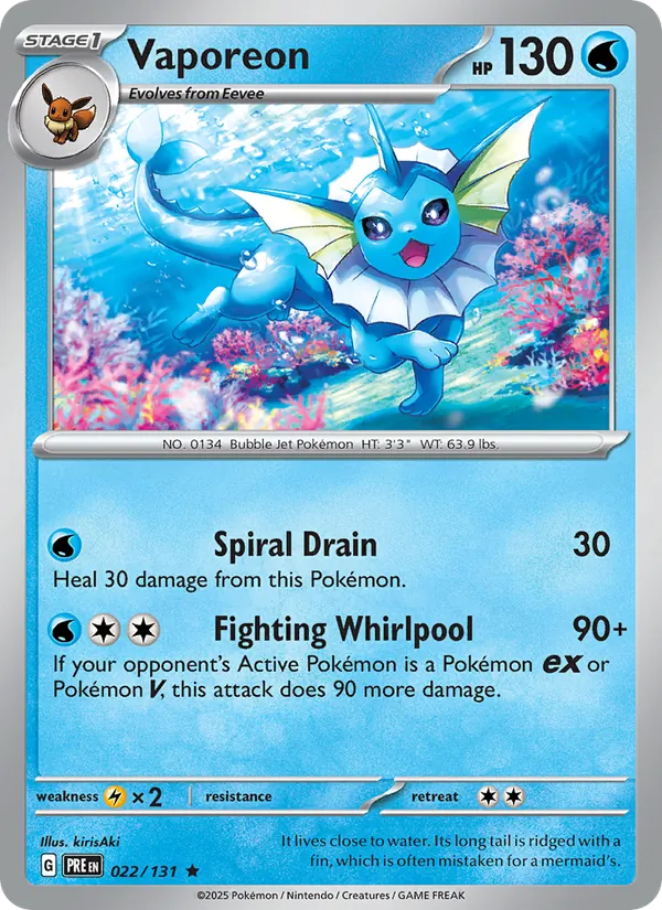 Vaporeon #022/131
