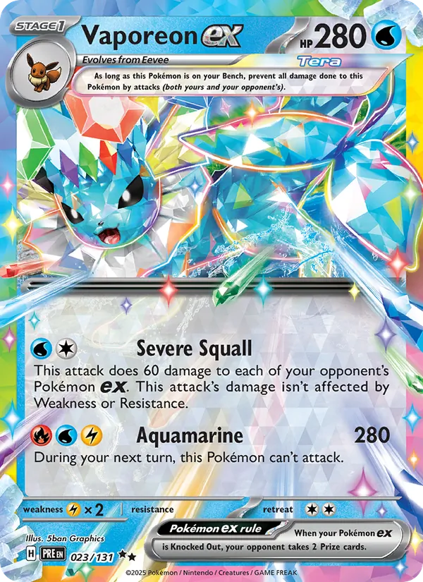Vaporeon ex #023/131