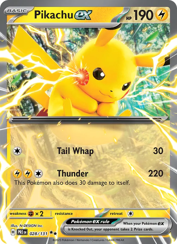Pikachu ex #028/131