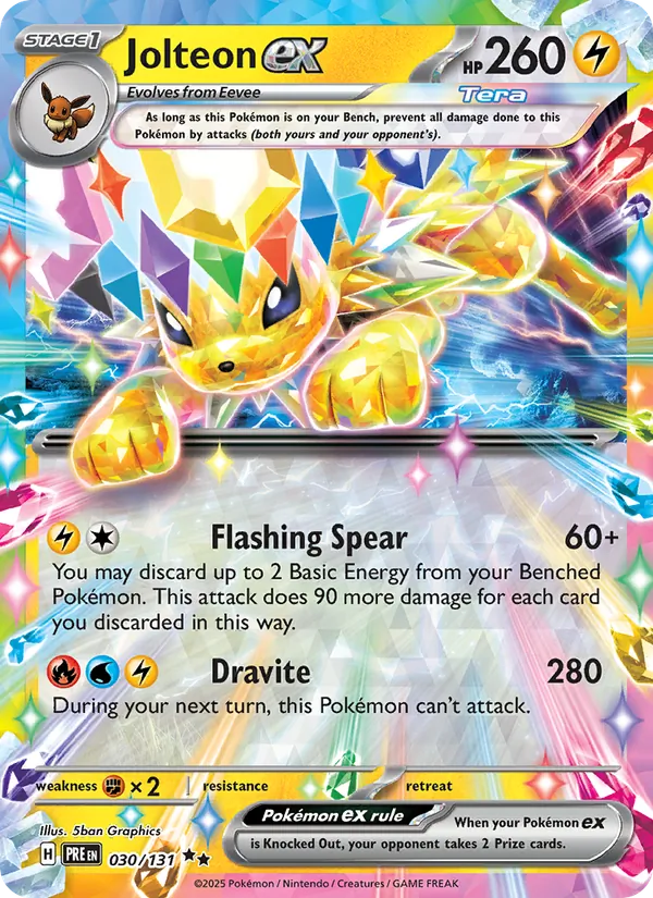 Jolteon ex #030/131