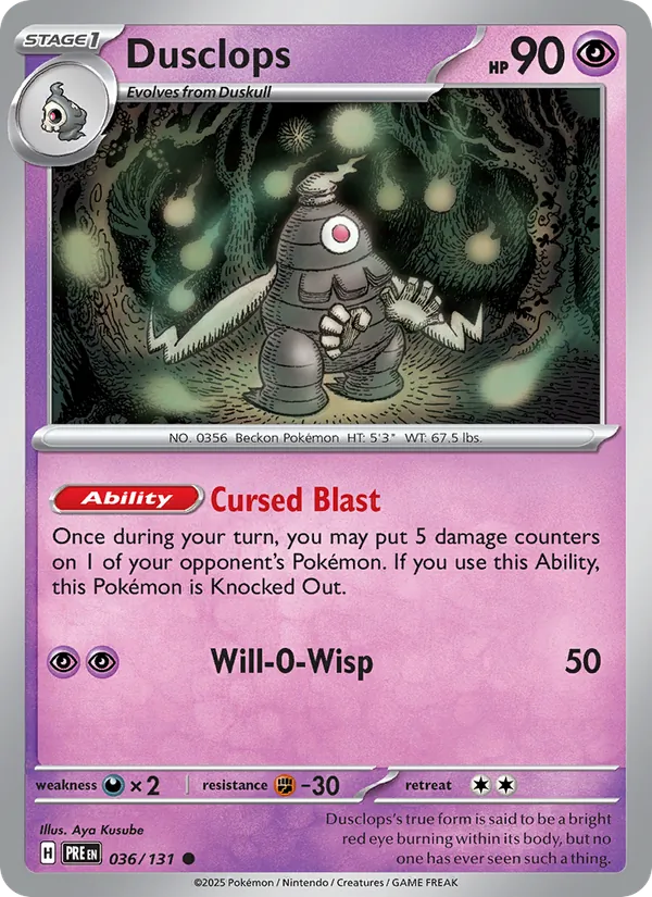 Dusclops #036/131