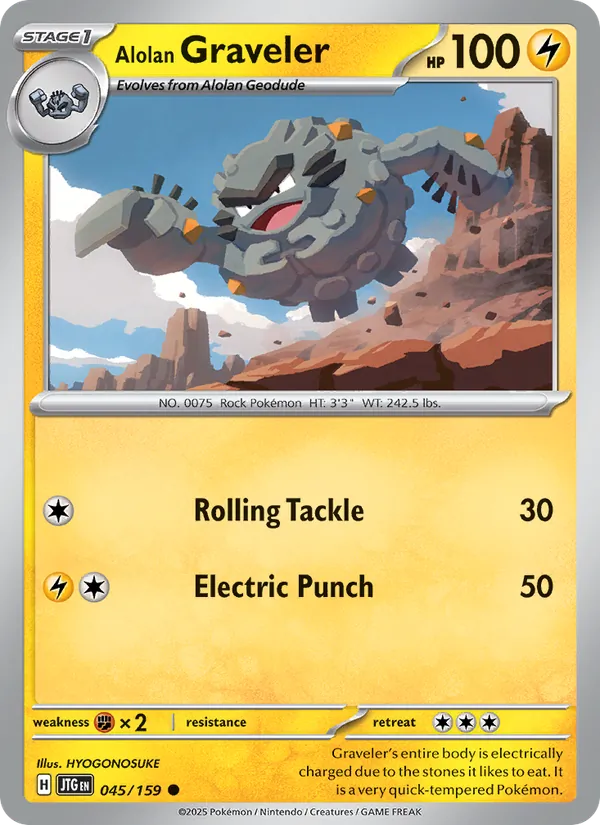 Alolan Graveler #045/159