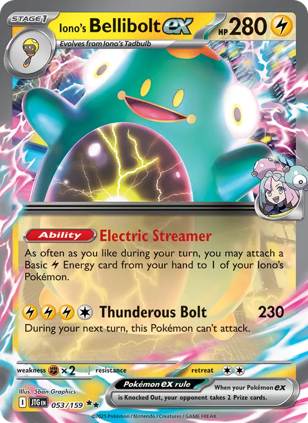 Iono's Bellibolt ex #053/159