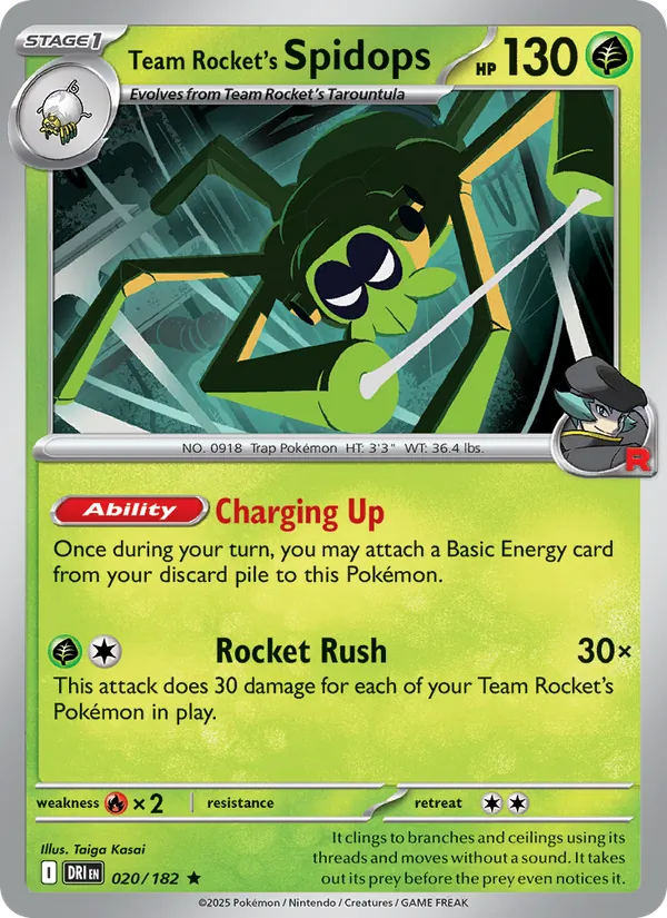 Team Rocket's Spidops #020/182