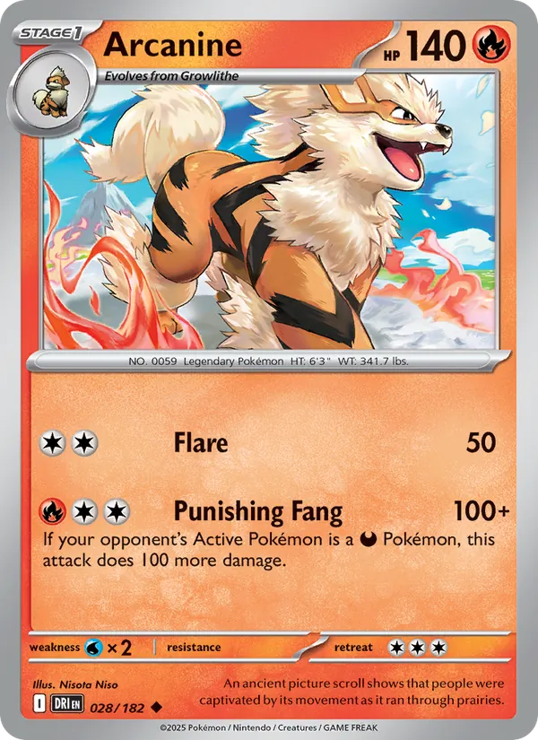 Arcanine #028/182