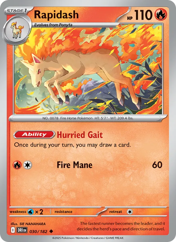 Rapidash #030/182